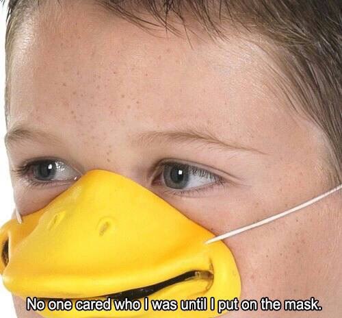 А mask.