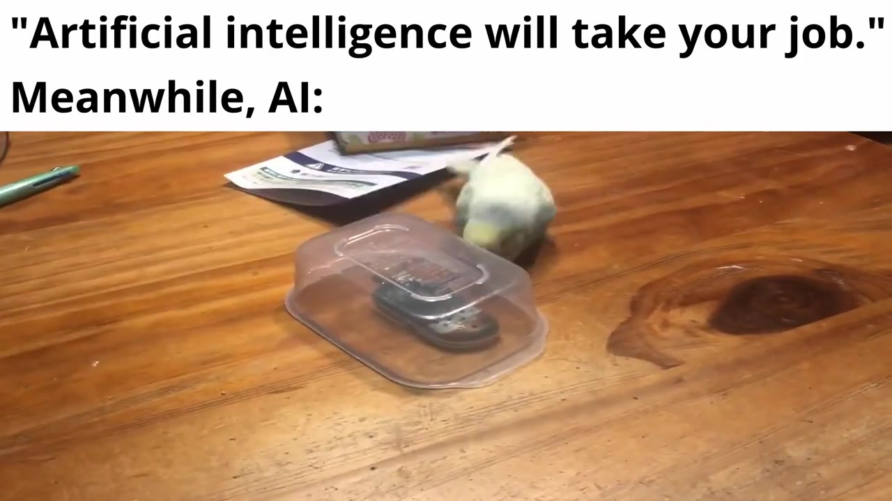 "Artificial intelligence will take your job."