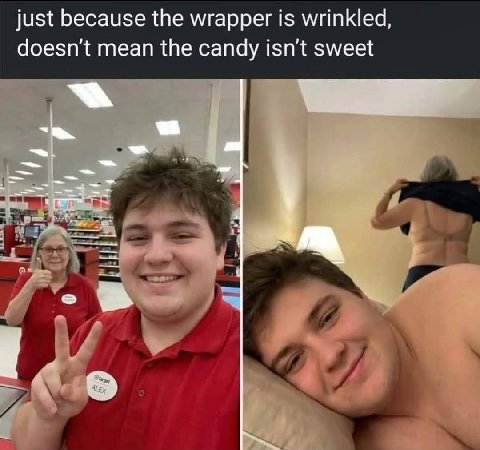 just because the wrapper is wrinkled, doesn't mean the candy isn't sweet