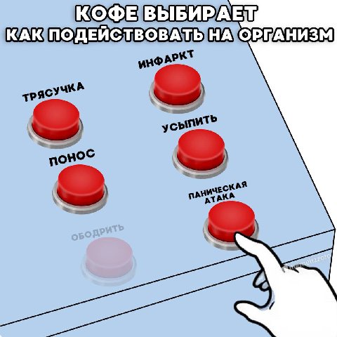 КОФЕ ВЫБИРАЕТ, КАК ПОДЕЙСТВОВАТЬ НА ОРГАНИЗМ А