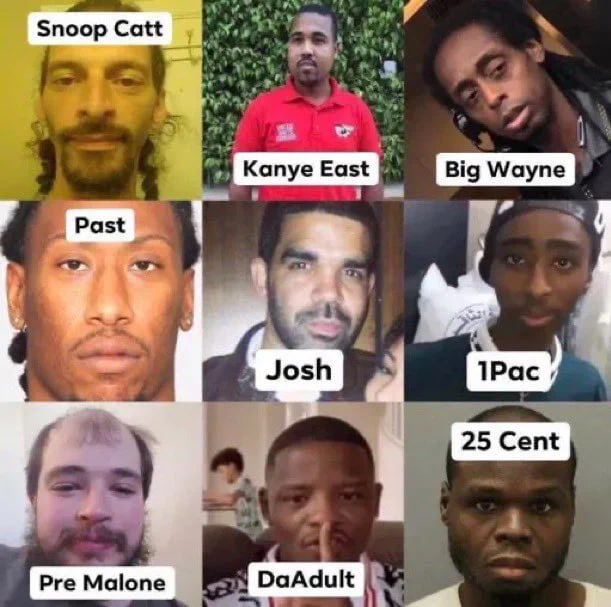 Snoop Catt +25 у Kanye East Big Wayne Past 2 4 Josh 25 Cent A Pre Malone DaAdult