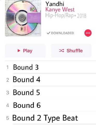 Yandhi nye West DOWNLOADED Play Shuffle Bound 3 Bound 4 Bound 5 Bound 6 Bound 2 Type Beat
