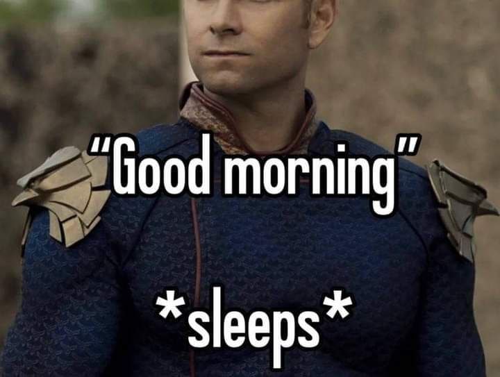 *sleeps*