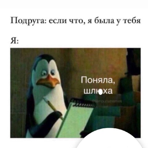 Подруга: если что, я была у тебя Я Поняла, шлюха