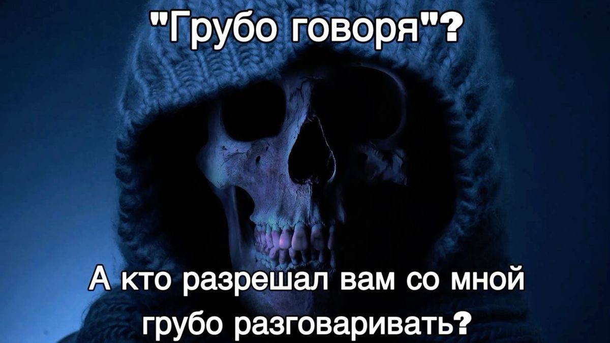 "Грубо говоря"? А кто разрешал вам мной грубо разговаривать?