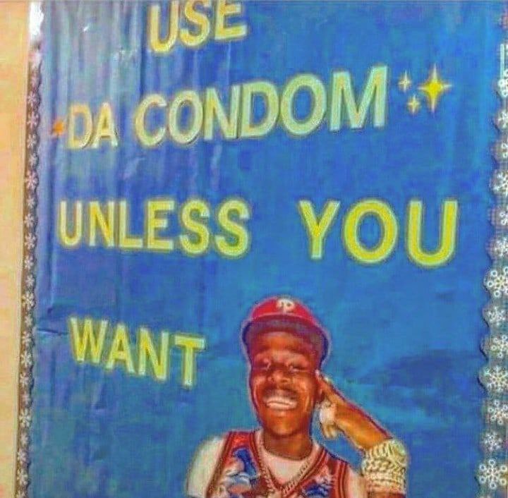 Yor CONDOM “UNLESS YOU WANT
