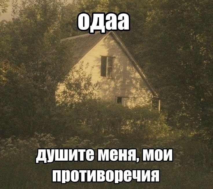 душите меня, мои противоречия
