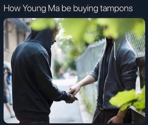How Young be buying tampons