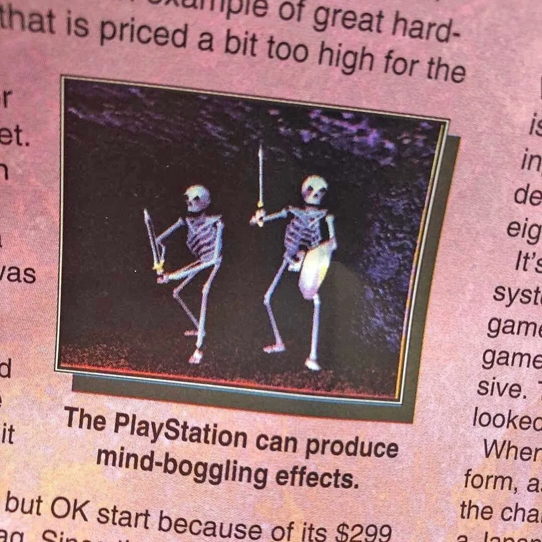 Вага. that is a bit too high for the is in at. 1 Syst las gam game lookec The PlayStation can produce mind-boggling effects. but зан because of ite