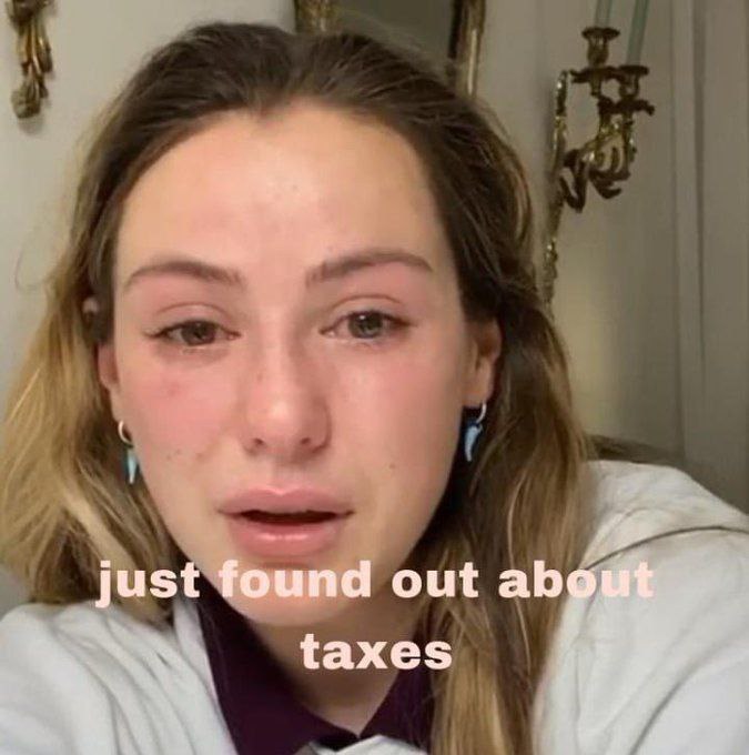 just found out about taxes