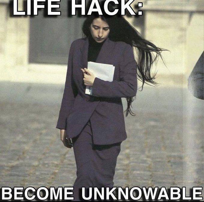 ШЕЕ BECOME UNKNOWABLE