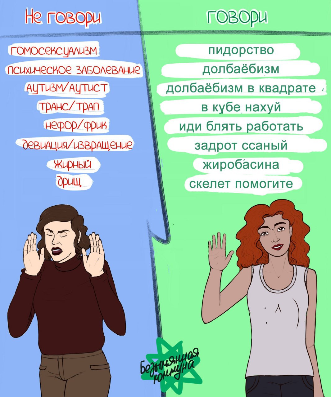 Не говори пидорство долбаёбизм долбаёбизм в квадрате Транс/ трап в кубе нахуй блять работать задрот ссаный Жирный жиробасина скелет помогите 5 у
