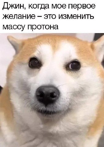 Джин, когда мое первое желание это изменить массу протона
