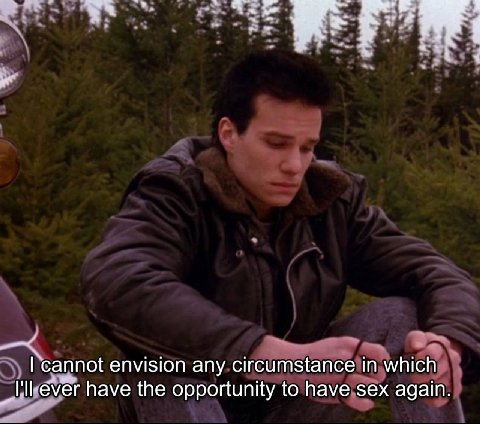 cannot envision any circumstance in which ever have the opportunity to have sex again.