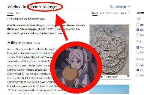 и О Vaclav Frierenberger ЗА Article Так Read Edit Viewhistory Tools Appear From Wikipedia, the free encyclopedia Text Jan Vaclav Josef Frierenberger (Сегта Wenzel Joseph О Ritter von Frierenberger) in