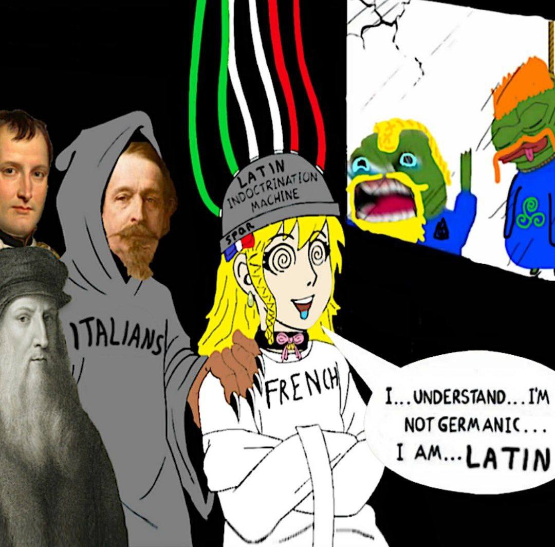 So NOT GERMANIC 1 AM...LATIN
