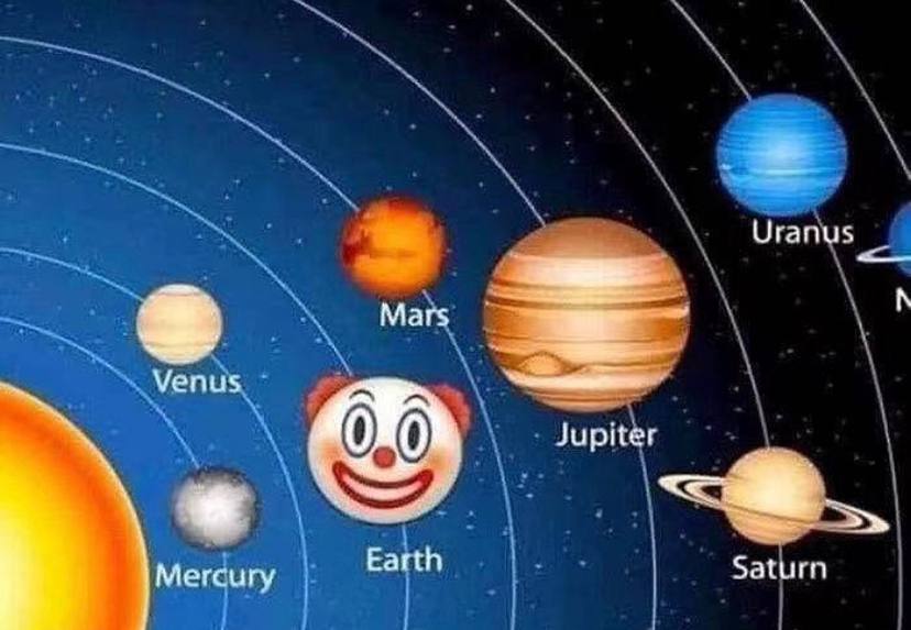 Uranus Mars Venus Jupiter Saturn Mercury