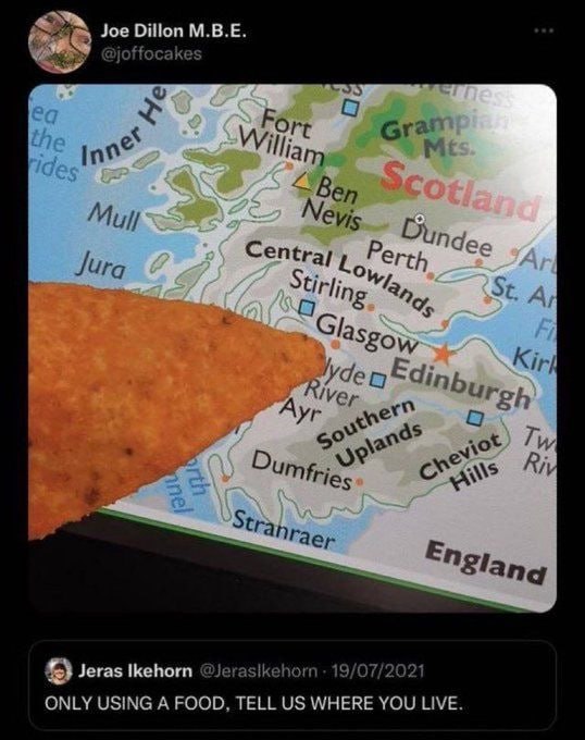 Joe Dillon M.B.E. @joffocakes Or CVis Dung Лига Centra; Stir ling lap Kiry Var ЧЕРЬ Ayr 3 ries "Slang Jeras Ikehorn 19/07/2021 ONLY USING A FOOD, TELL WHERE YOU LIVE.