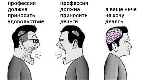 профессия профессия должна должна я ваще ниче приносить приносить не хочу удовольствие деньги деалть