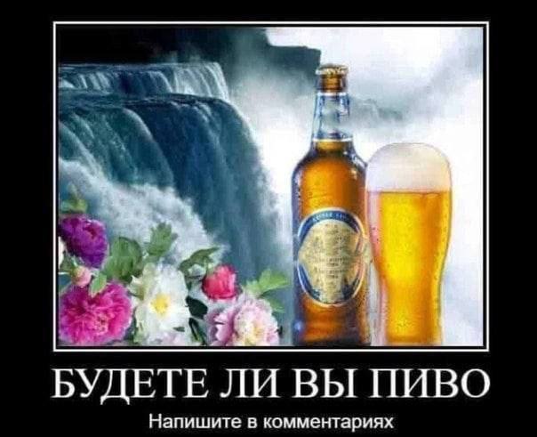 БУДЕТЕ ЛИ ВЫ ПИВО Напишите в комментариях