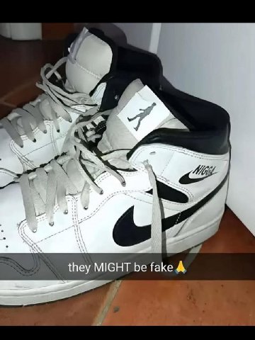 My they MIGHT be fake А