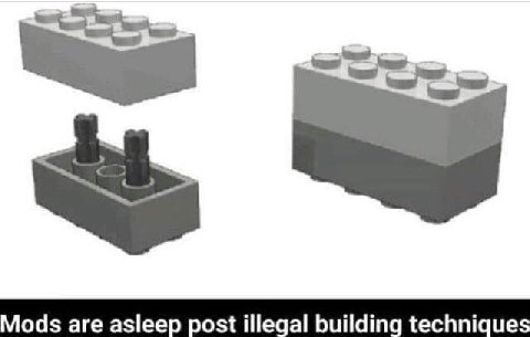 Mods are asleep post illegal building technique