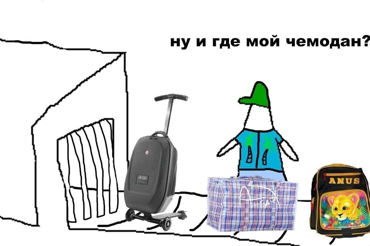 где мой чемодан? ANUS it