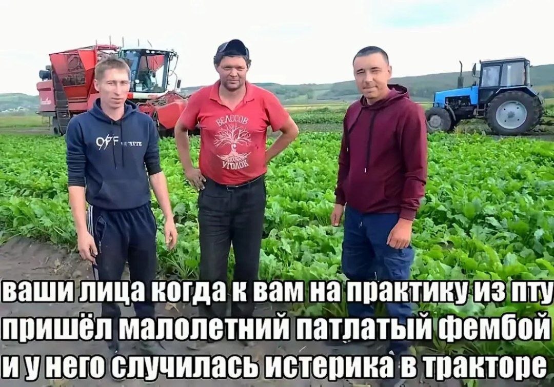 4 9 1 7 А у №4 вам 4 пришёл малолетний патлатый фембой случилась истерика в тракторе