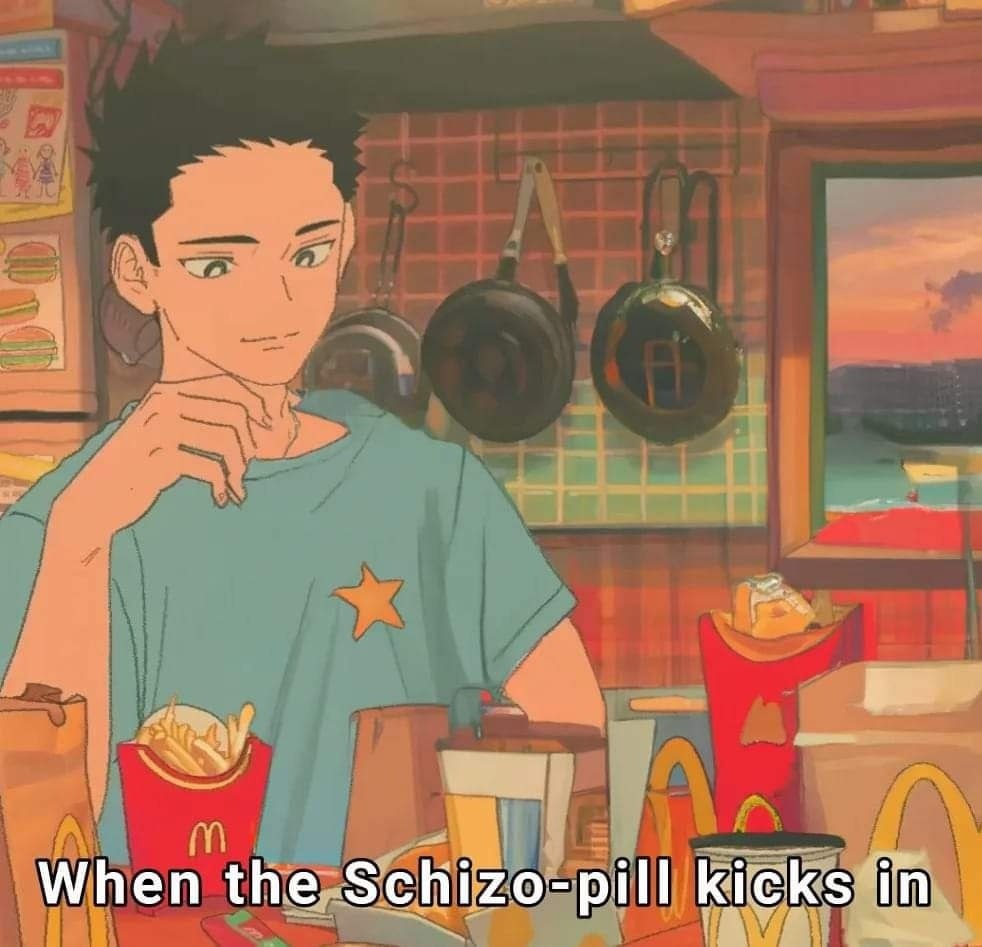 When the Schizo-pill kicks in