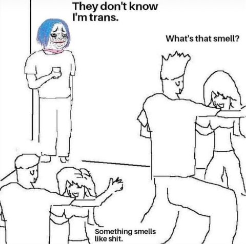 They don't know What's that smell? у Something smells like shit.