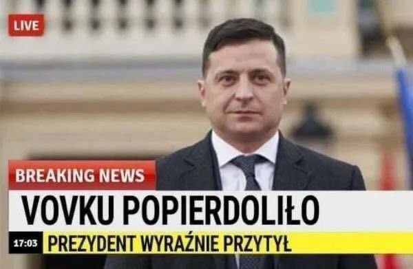 BREAKING NEWS VOVKU POPIERDOLILO PREZYDENT WYRAZNIE