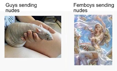 Guys sending Femboys sending nudes nudes