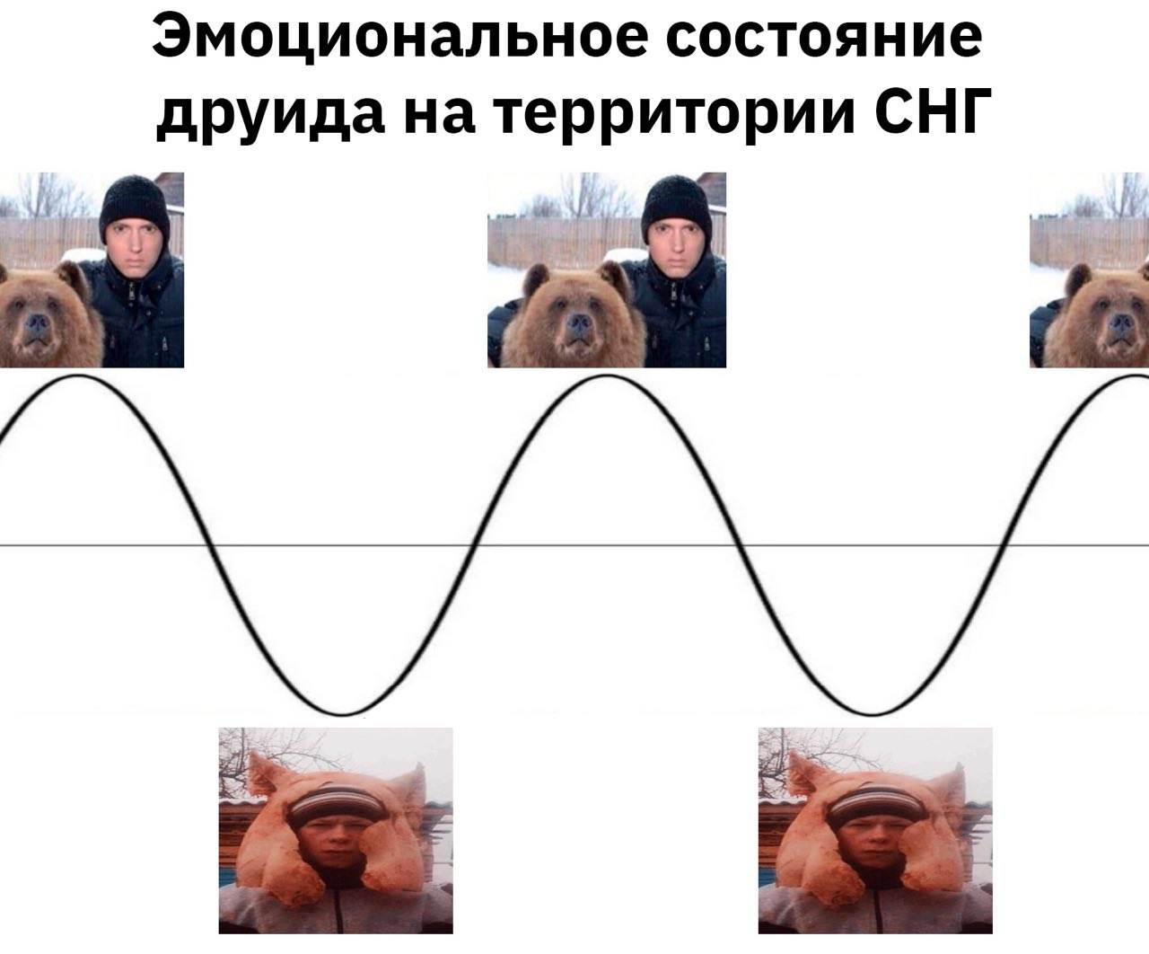 Эмоциональное состояние друида на территории СНГ
