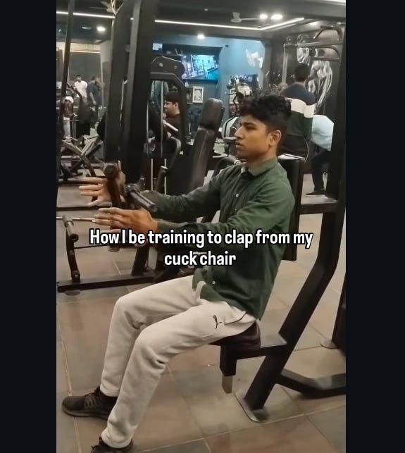 How training to clap from my cuckchair