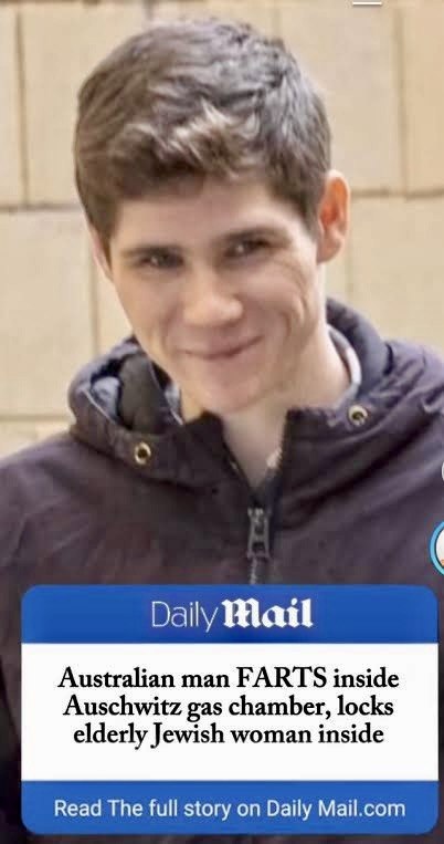 Майи Australian man FARTS inside Auschwitz chamber, locks elderly Jewish woman inside Read The full story on Datly Mail com