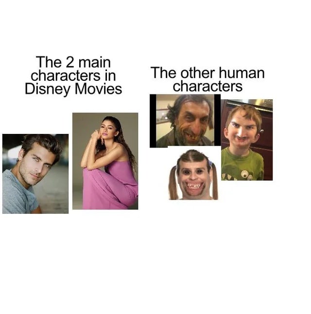 Тре 2 тат characters in The other human Disney Movies characters 4