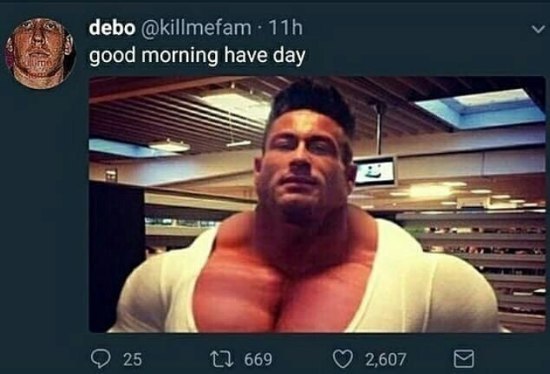 debo good morning have day