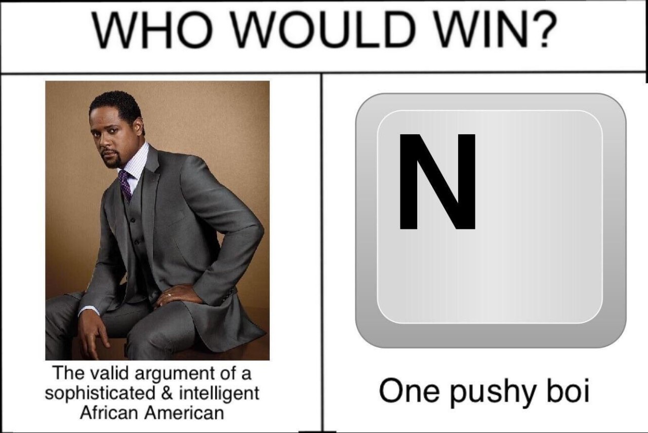 The valid argument of a sophisticated intelligent One shy bol African American