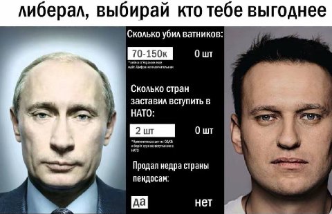 либерал, ‚выбирай KTO тебе выгоднее Сколько убил ватников: 0 война в Украине не окончательная Сколько стран заставил вступить в НАТО 2 HATO берёт курс на вступление A недра страны
