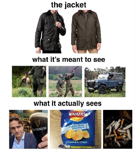the jacket what it’s meant to see what it actually sees 7 WALKERS FRESH TAS Cheese Onion