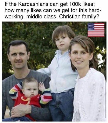 If the Kardashians can get likes; how many likes can we get for this hard- working, middle class, Christian family?