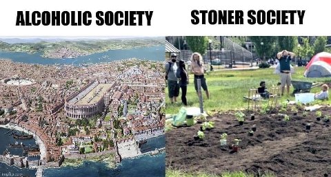 STONER SOCIETY ALCOHOLIC SOCIETY Say я bay 4. a»