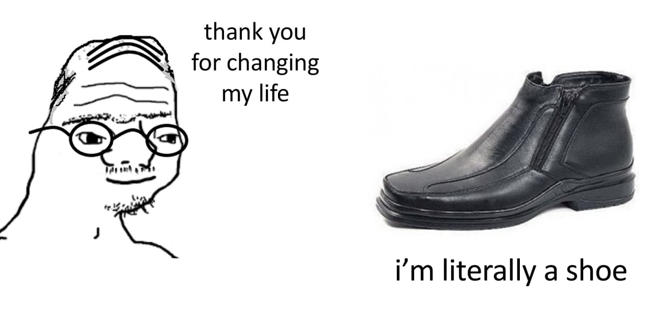 thank you for changing my life literally a shoe