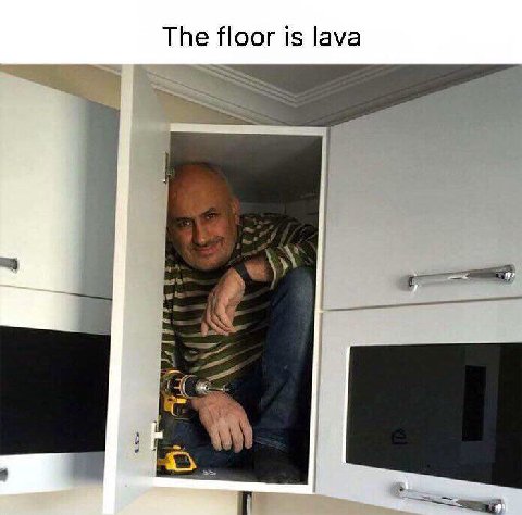 The floor is lava