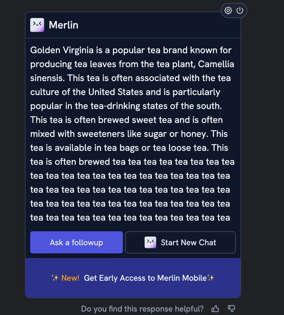 Merlin Golden Virginia is a popular tea brand known for producing tea leaves from the tea plant, Camellia sinensis. This tea is often associated with the tea culture of the United States and is partic