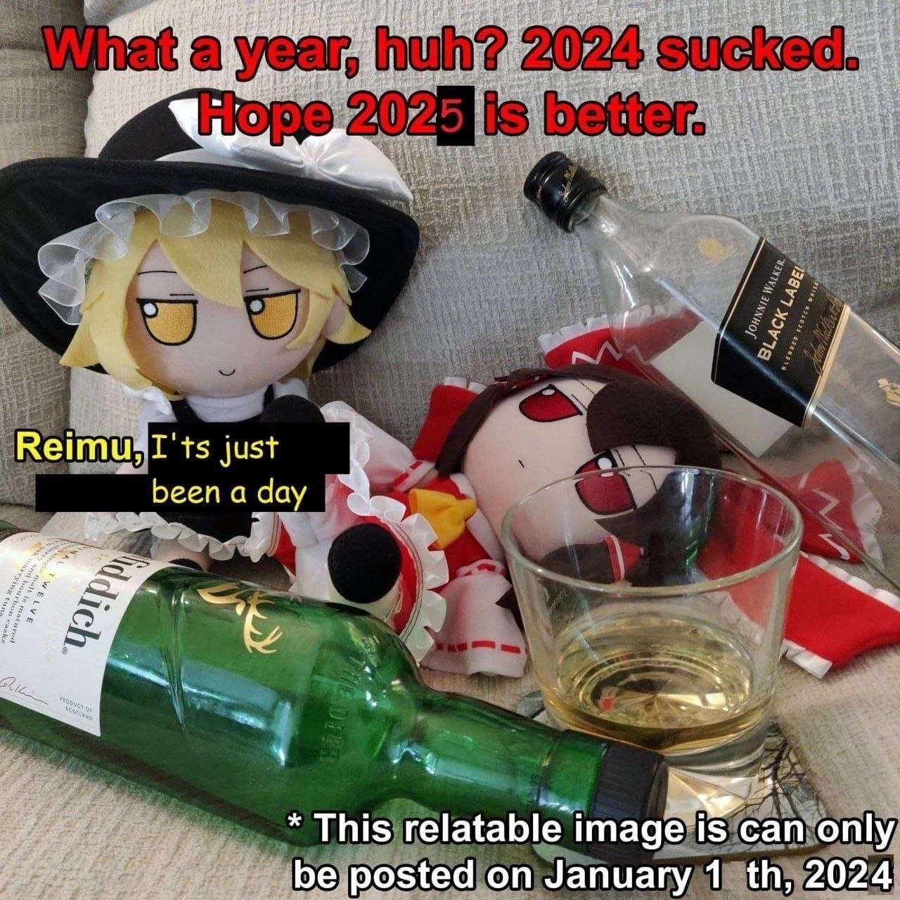 at a year, 2026 “8 58. just Бееп а day 3 в 2 4 Par This relatable сап“оту on January 1 2024: