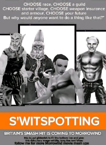 CHOOSE race, CHOOSE a guild CHOOSE starter village, CHOOSE weapon insurance and armour, CHOOSE your future But why would anyone want to a thing like that?” A 4 А А S'WITSPOTTING BRITAIN'S SMASH HIT IS