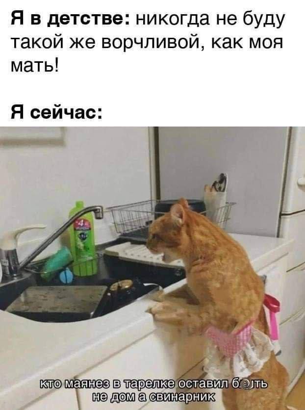 Я в детстве: никогда не буду такой же ворчливой, как моя мать! Я сейчас: у