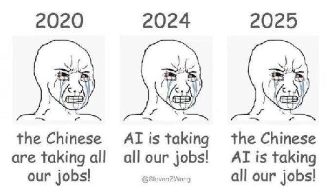 2020 2024 2025 [2 the Chinese the Chinese AT is taking are taking all all our jobs! is taking our jobs! ZWang all our jobs!