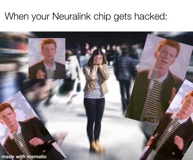 When your Neuralink chip gets hacked: 3